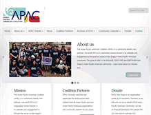 Tablet Screenshot of apacsd.org